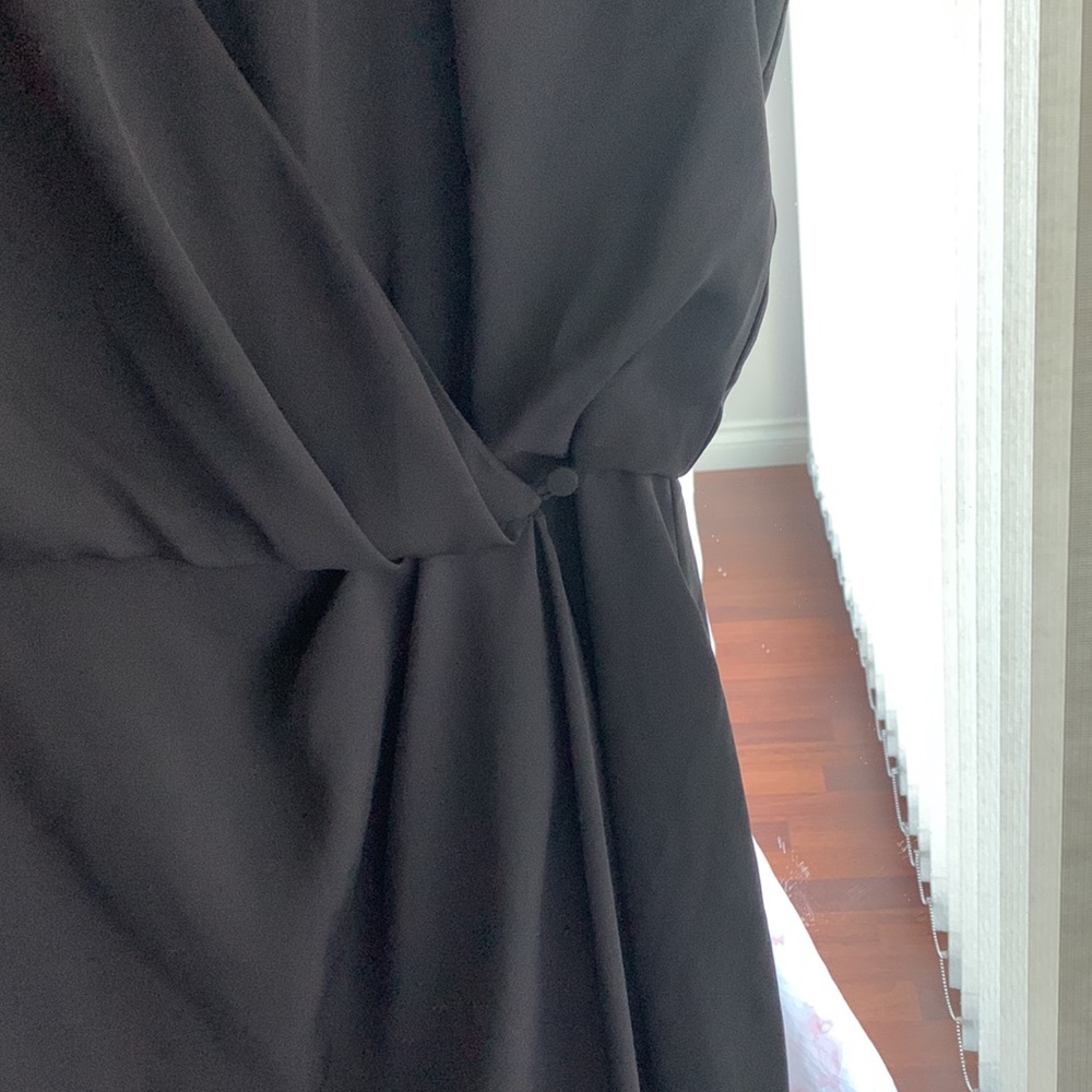 Aritzia Talula Moto Wrap Dress - Picture 2 of 3